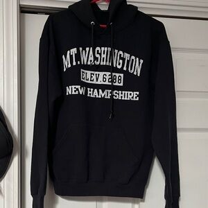 Black Hoodie Mt Washington